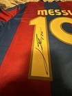 Lionel Messi   Lamine Yamal Dual Signed Barcelona 2007-08 Shirt With Icons Coa
