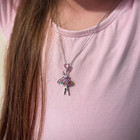 Cheerleader Gymnastics Dance Recital Gifts For Girls  Dance Horse Necklace Cheer