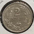 Uruguay 2 Centesimos Km 20 Au unc 1924