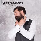 Beard Grooming Kit For Men - Brush  Scissors  Comb   Straight Edge Razor  Blades