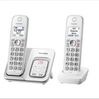 New Open Box Panasonic Kx-tgd532w Cordless Phone   Answering Machine 2 Handsets