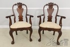 L55401  Set Of 8 Chippendale Mahogany Philadelphia Style Dining Room Chairs