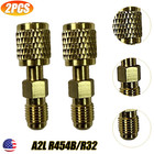 4x Hvac R32 Reverse Thread 1 4   female 1 4    Male  Adapter For A2l R454b r32 Tanks