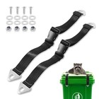 Bear Proof Trash Can Lock  Adjustable Garbage Can Straps With Lid Lock  Animal 