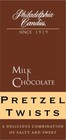Philadelphia Candies Mini Pretzel Twists  Milk Chocolate Covered 8 Ounce Gift