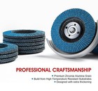 30 Pack T29 Flap Disc Sanding Grinding 4-1 2  X 7 8  40 Grit- Industrial Grade