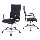 Home Office Chair Pu Leather Desk Chair Pu Leather Task Chair Executive Rolling