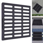 Cast Iron Sewer Grate Drain Catch Basin Cover Square Grilles Waste Drain Outdoor