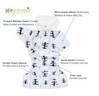 Washable Reusable Baby Cloth Pocket Diapers 6 Pack   6 Bamboo Inserts