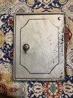 Antique Vintage Safe Inner Inside Interior Compartment Box Door With Key