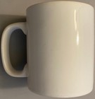 Vintage Microsoft Gray Logo Employee Coffee Cup White Mug Silver Grey - Rare