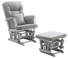 Monterey Glider   Ottoman Finish - Cushion Grey Grey