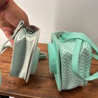 Set Of 2 Instax Camera Cases Mint Green And Teal Chevron Instant Film Covers