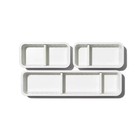 Oxo 3pc Slim Adjustable Drawer Bin Set