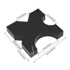 2pcs H-shape Hydraulic Press Plate Iron Shop Press Plates For 20t   32t Presses