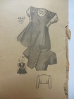 Vtg 50 s Mail Order Anne Adams 4647 Jumper Jacket Blouse Sewing Pattern Toddler