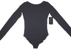 Theatricals Dancewear Leotard Bodysuit Ls Long Slv V-back Th5560 Black New Girl