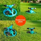 Sprinklers For Yard  Water Sprinkler Lawn  360 Degree Rotating Lawn Green