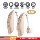 1 Pair Of Digital Hearing Aid Severe Loss Rechargeable Invisible Bte Ear Aids
