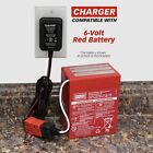 6-volt Charger For Fisher-price Power Wheels Red Battery Models 00801-0712