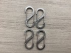 S-biner  Size 2 Nite Ize  Double Gated Carabiner Clip  Stainless Steel All 4