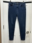 Michael Kors Women   s Skinny Dark Wash Blue Denim Jeans 5-pocket Size 8