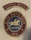 Vintage 1960s Post Office Department Mail Postal Patch Letter Carrier Pony Horse