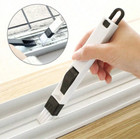 1set Handheld Cleaning Brush And Dustpan Set For Window Groove And Crevice - New