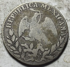 1834 2r Pj Mexico 2 Reales  Attractive Circulated Details  Scratch  C