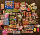 Massive 65  Vintage Topps Fleer Wonka Candy   Bubble Gum Lot - 1980s 1990s 2000s
