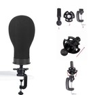 Wig Head 23inch Canvas Block Head Wig Stand With Mannequin Head For Making Wigs