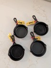 4 New Lodge 3 5  Mini Cast Iron Skillets Frying Pan