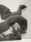 Vintage Cast Aluminum Pheasant Wall Plaque Hanging Hunting Cabin Decor 12 X 9