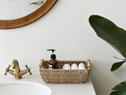 Small Wicker Basket  Handwoven Basket For Storage 1 Count