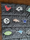 Vintage Pottery Barn Nfl Logo Teen Twin Twinxl Quilt Comforter 68 x86  Flaw