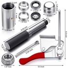 Metal Tire Carrier Hinge Kit Include The Necessary Slewing Bearing  Tire Bear   