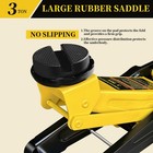 3 Ton  Floor Jack Steel Heavy Duty Hydraulic Car Jack With Jack Pad yellow