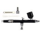 Dual Action Gravity Feed 0 3mm Gun Spray Airbrush Nail Art Paint Tattoo Tool Set