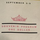 Htf  the Miss America Pageant Souvenir Program 1962 Edition   September  3-9
