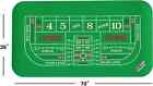 70x35  Casino Craps Table Top Mat  Portable Rubber Craps Tabletop Layout