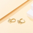 Kunsir 925 Sterling Silver Gold Star   Moon Drop Earrings Women Jewelry Gifts