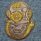 Scuba Diving Mark V Navy Helmet Patch Embroidered New Iron-on Mk-5 Applique Gift