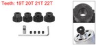 4pcs 32p Pinion Gear 5mm Shaft 19t 20t 21t 22t Motor Gears Hardened Steel