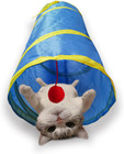 Cat Tunnel Tube Toys  Collapsible Crinkle Play Tunnel With Balls  Used For