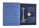 1962 Seattle World s Fair Century 21 Expo Official Bronze Medals Book Set Of 9