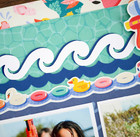 Creative Memories  whitecapped Waves  Decorative Border Punch - 2026 Re-release