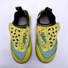 Scarpa Piki J Kids Climbing Shoes Yellow Blue Dragon Graphic Size Eu 27-28 Us 10