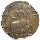 1787 M 1 2-c R-3 Pcgs Xf 40 Muttonhead Connecticut Colonial Copper