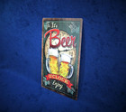 It s Beer O clock - Full Color Metal Sign - Man Cave Garage Bar Pub Wall D  cor