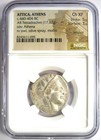 Attica Athens Athena Owl Ar Tetradrachm Silver Coin 440-404 Bc  Ngc Choice Xf Ef